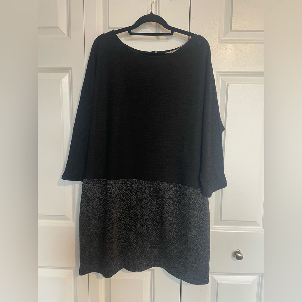 LOFT Black Knit dress